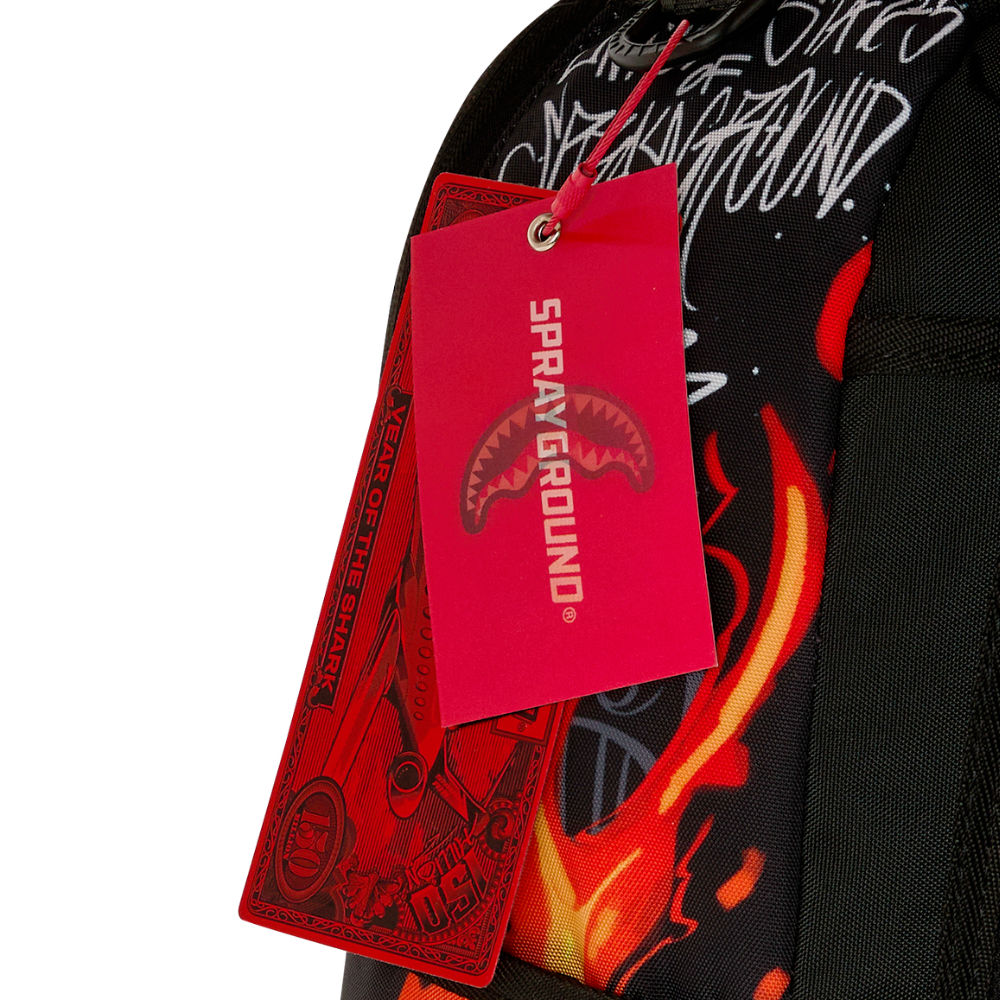 Sprayground Diablo Burning Billion Diablo Bill Backpack