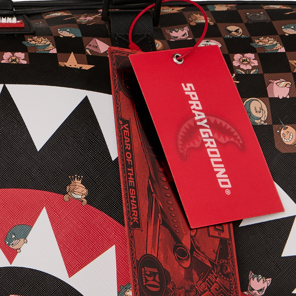 Sprayground Peeking Characters Remix Duffle