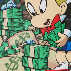 RICHIE RICH AND DOG MONEY REVEAL DLXSV BACKPACK