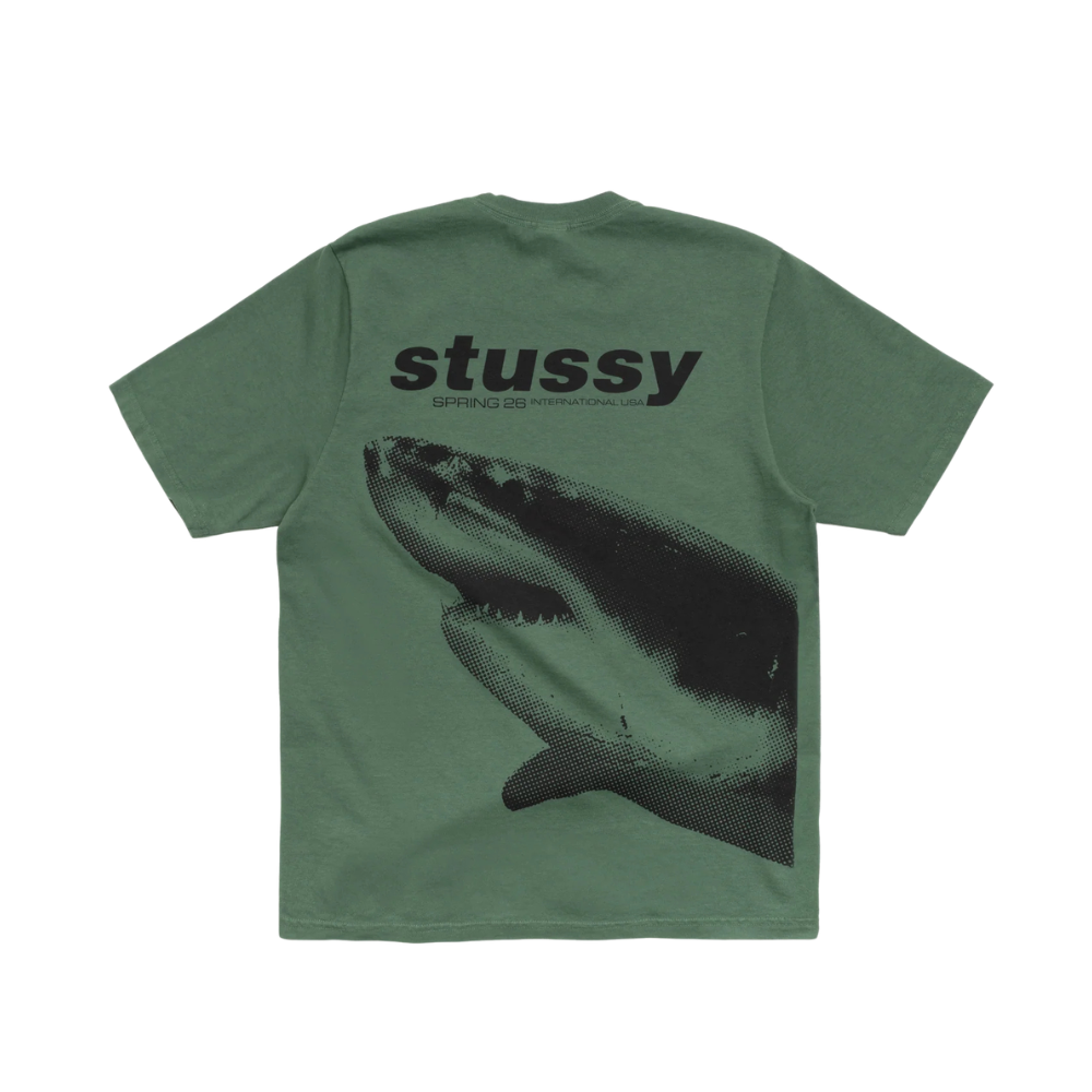 STÜSSY SHARK TEE PIGMENT DYED