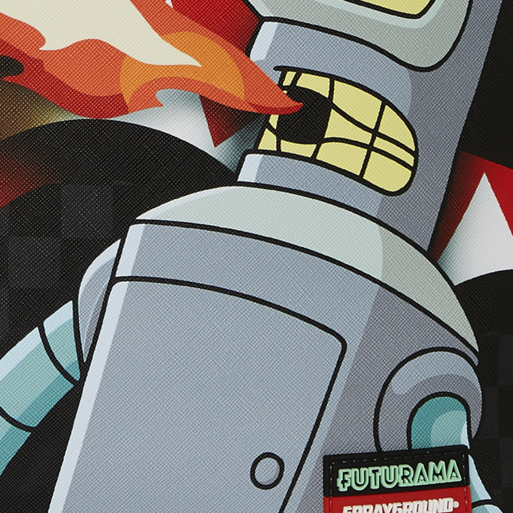 FUTURAMA BENDER FIRE DRAMA DLXSV BACKPACK