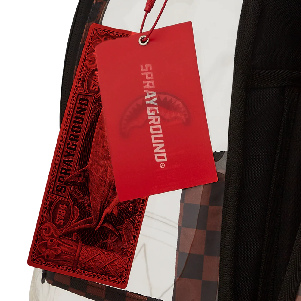 Zaino CLEAR BROWN CHECK CLEAR