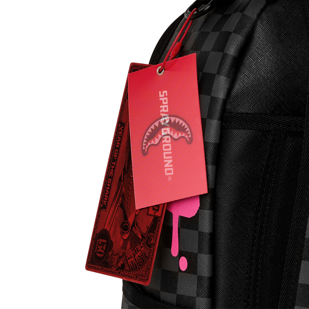 Sprayground Pink Panther: Drippy Diamonds Backpack