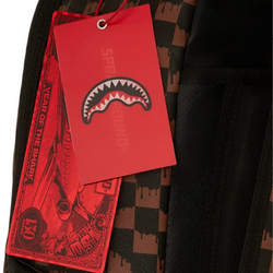 CROWN DRIP CHECK x KA1 DLXSV BACKPACK BROWN