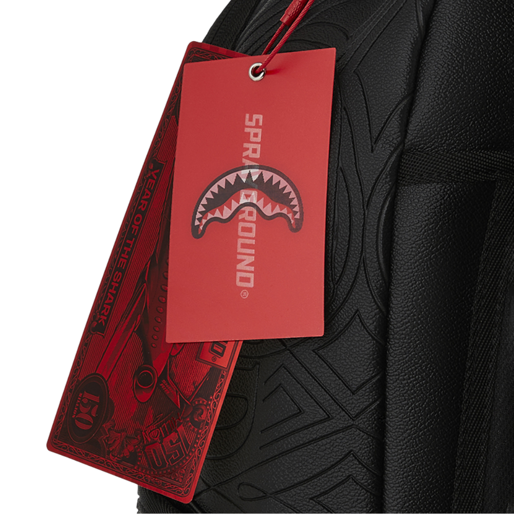 Sprayground Tonal Monogram Emboss Shark Backpack