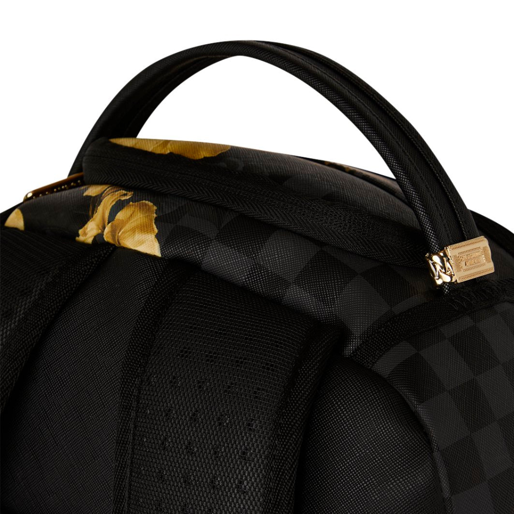 Sprayground Gold Floral Remix Backpack