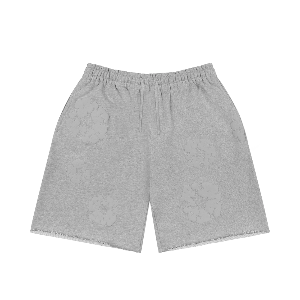 Denim Tears Mono Cotton Wreath Sweatshorts Grey