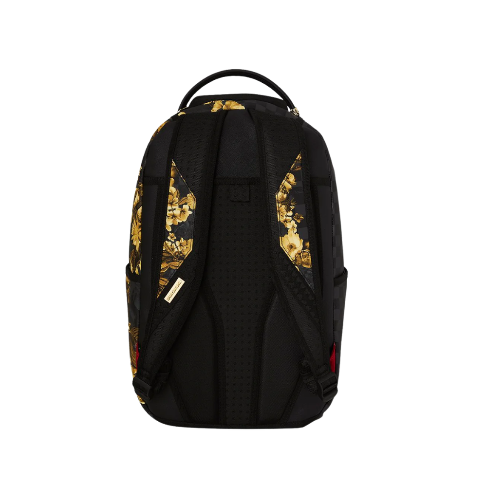 Sprayground Gold Floral Remix Backpack