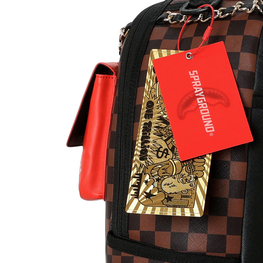 Sprayground Hanging Pockets Mix Up DLXSV Backpack
