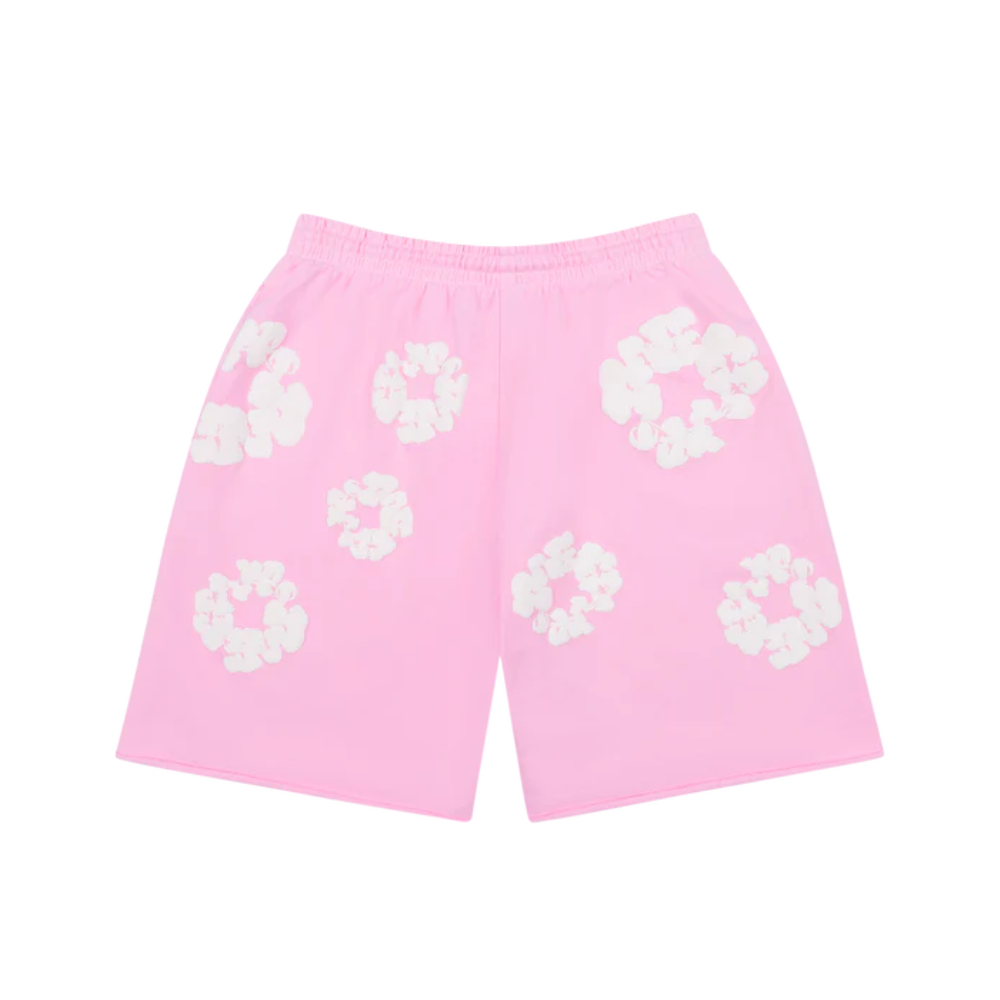 Denim Tears Cotton Wreath Sweat Shorts Powder Pink