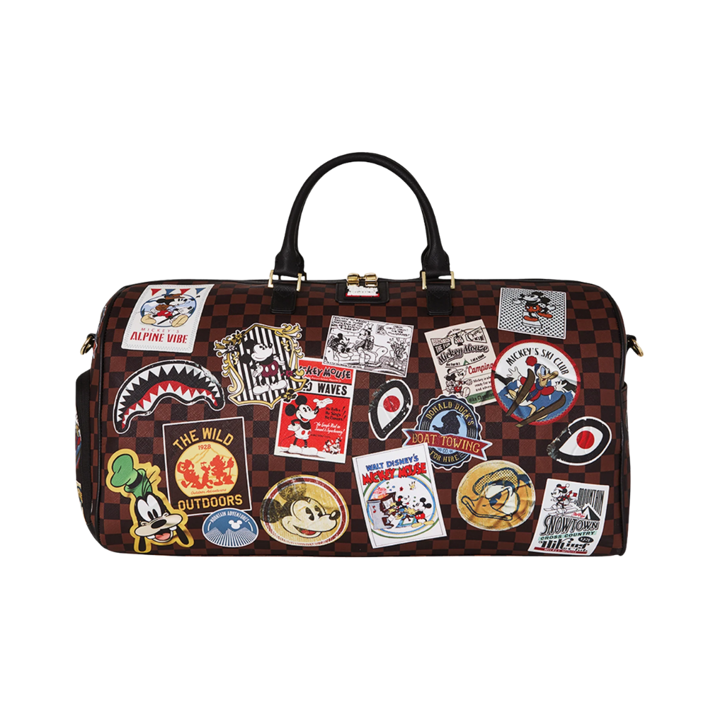 Sprayground Mickey Global Mogul Style Large Duffle