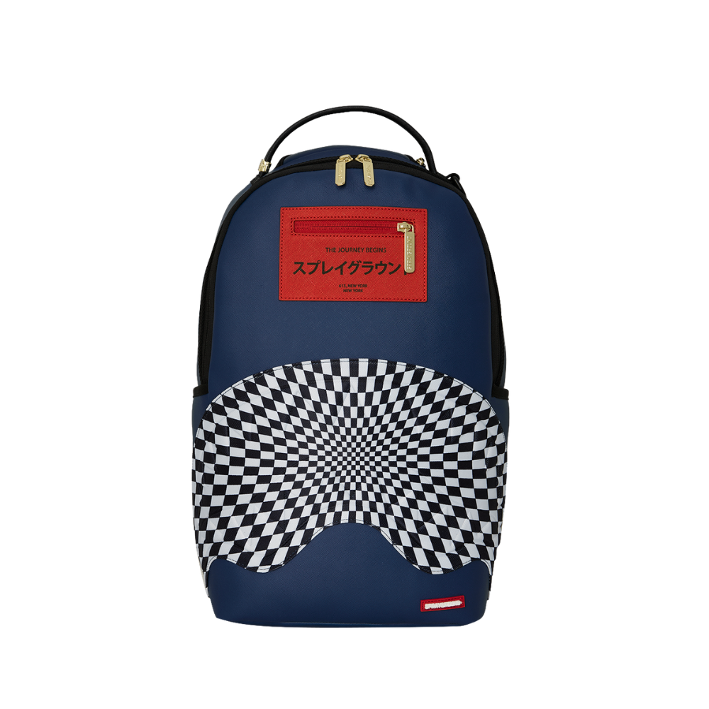 Sprayground Ichimatsu-moyo Warp Check Shark DLXSV Backpack