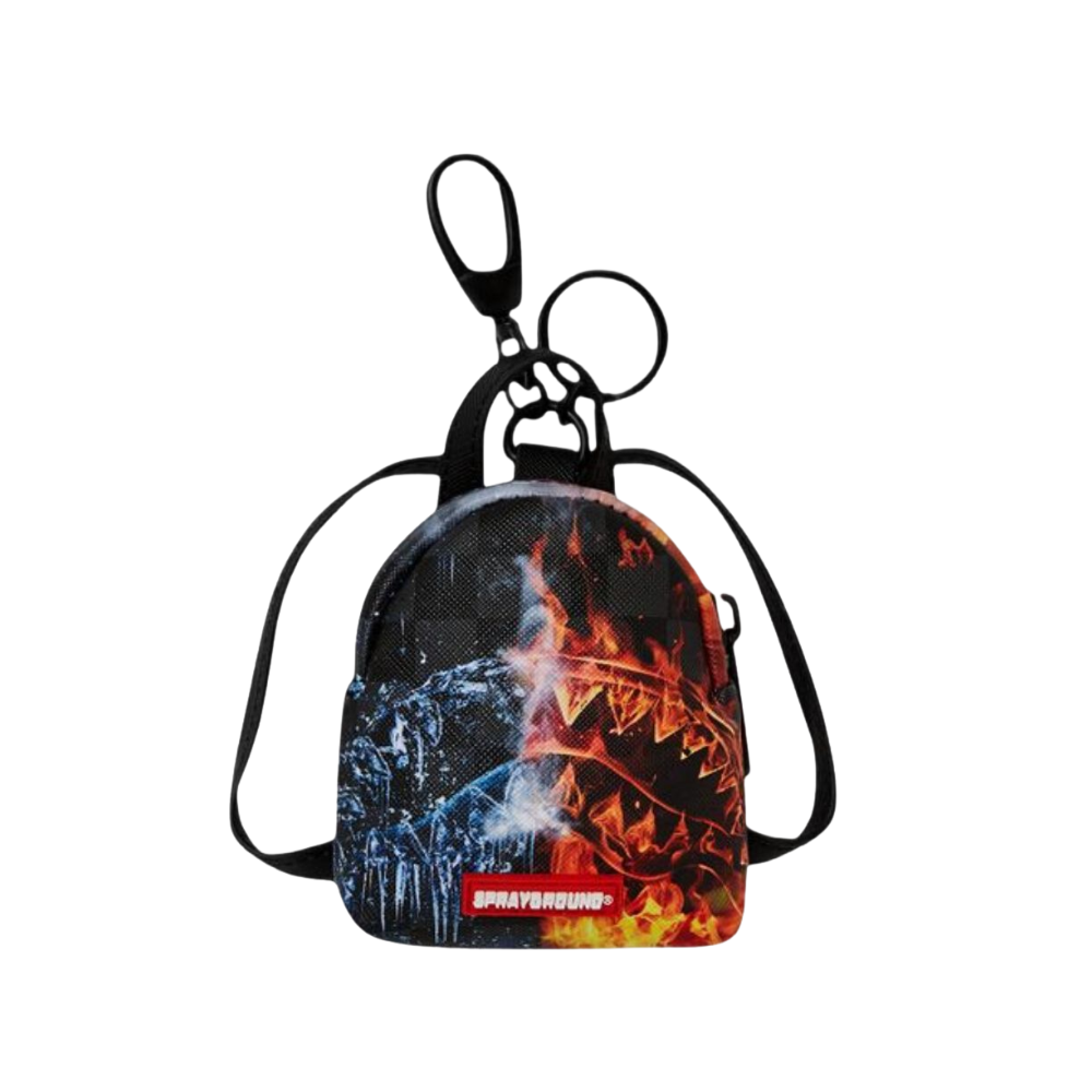 FIRE & ICE SHARK KEYCHAIN