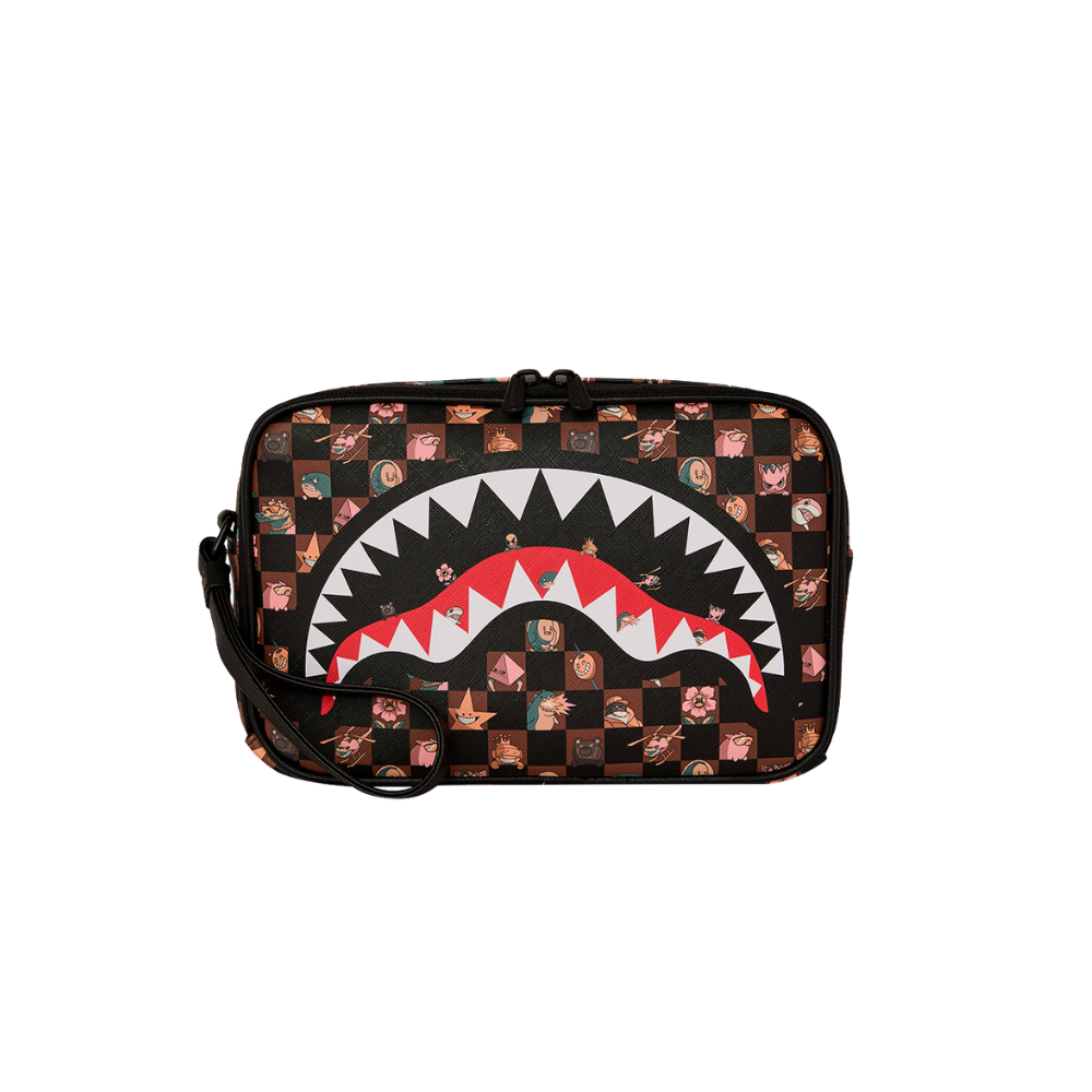 Sprayground Peeking Characters Remix Toiletry Brick