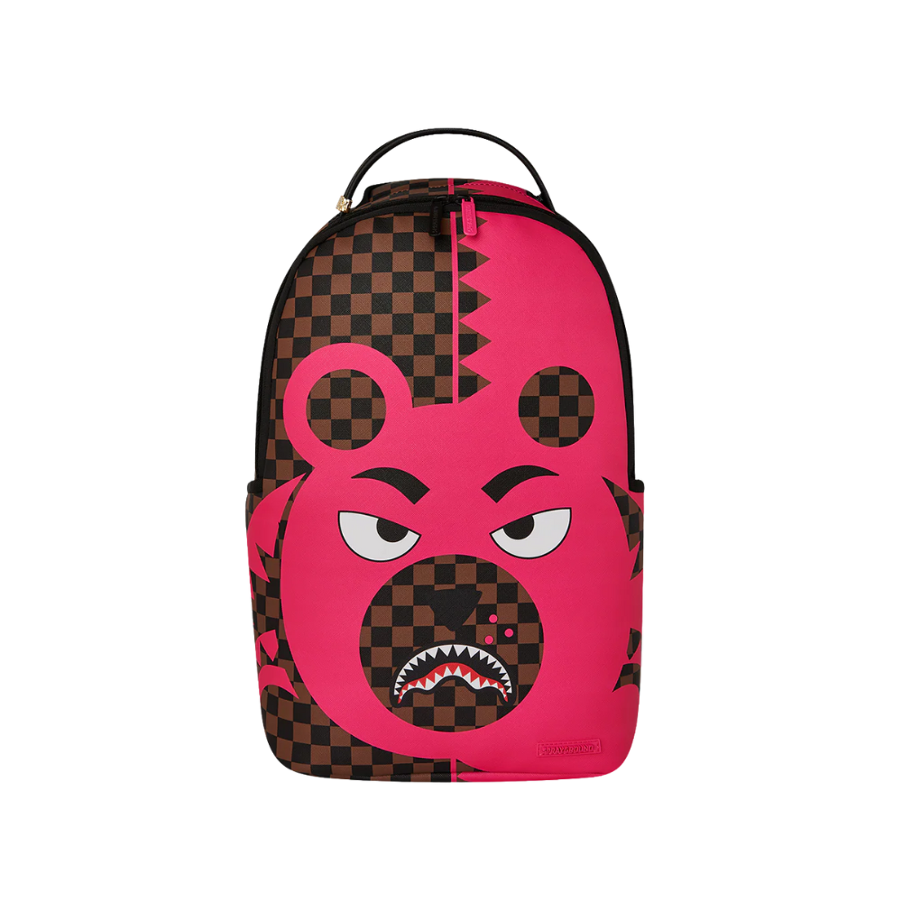 Sprayground Pink Bear Shark Backpack