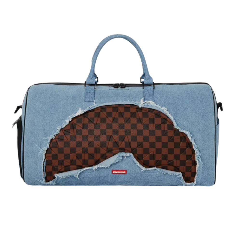 DENIM SHARK DUFFLE