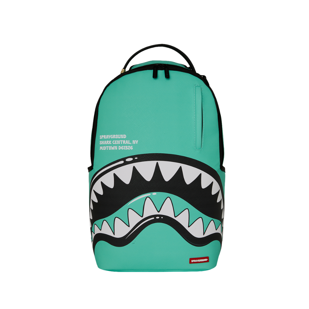 Sprayground Shark Central Bubbly Light Blue DLXSV Backpack