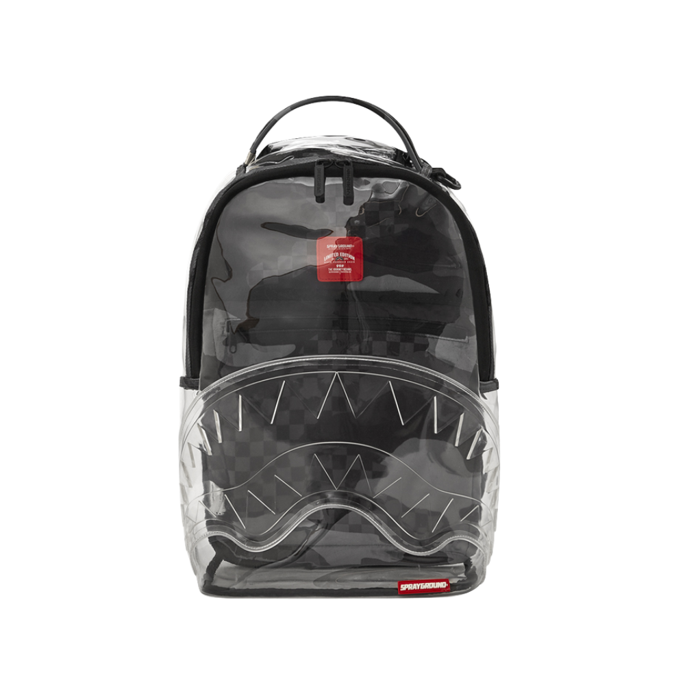 Sprayground 3AM Shark Detail Clear Backpack
