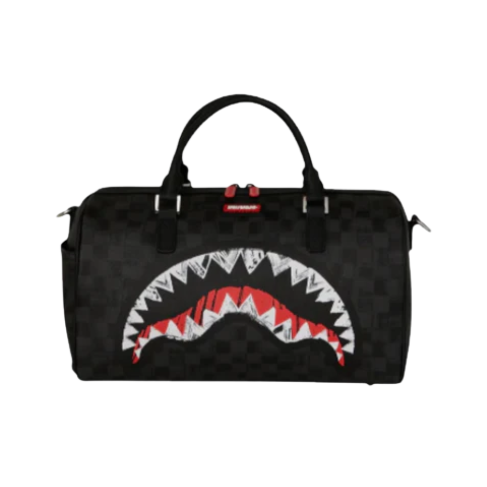 Sprayground Scribble Shark Mini Duffle