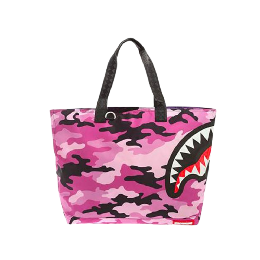 SPLIT CAMO BEACH TOTE