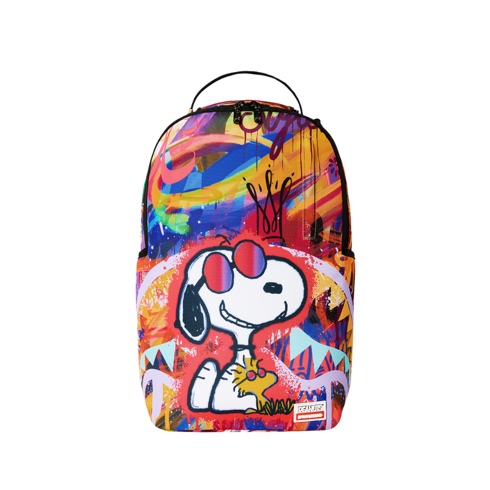 Sprayground Peanuts Snoopy Street Art DLXSR Backpack