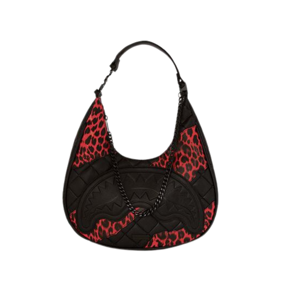 Sprayground Leopard Chain Shoulder Bag