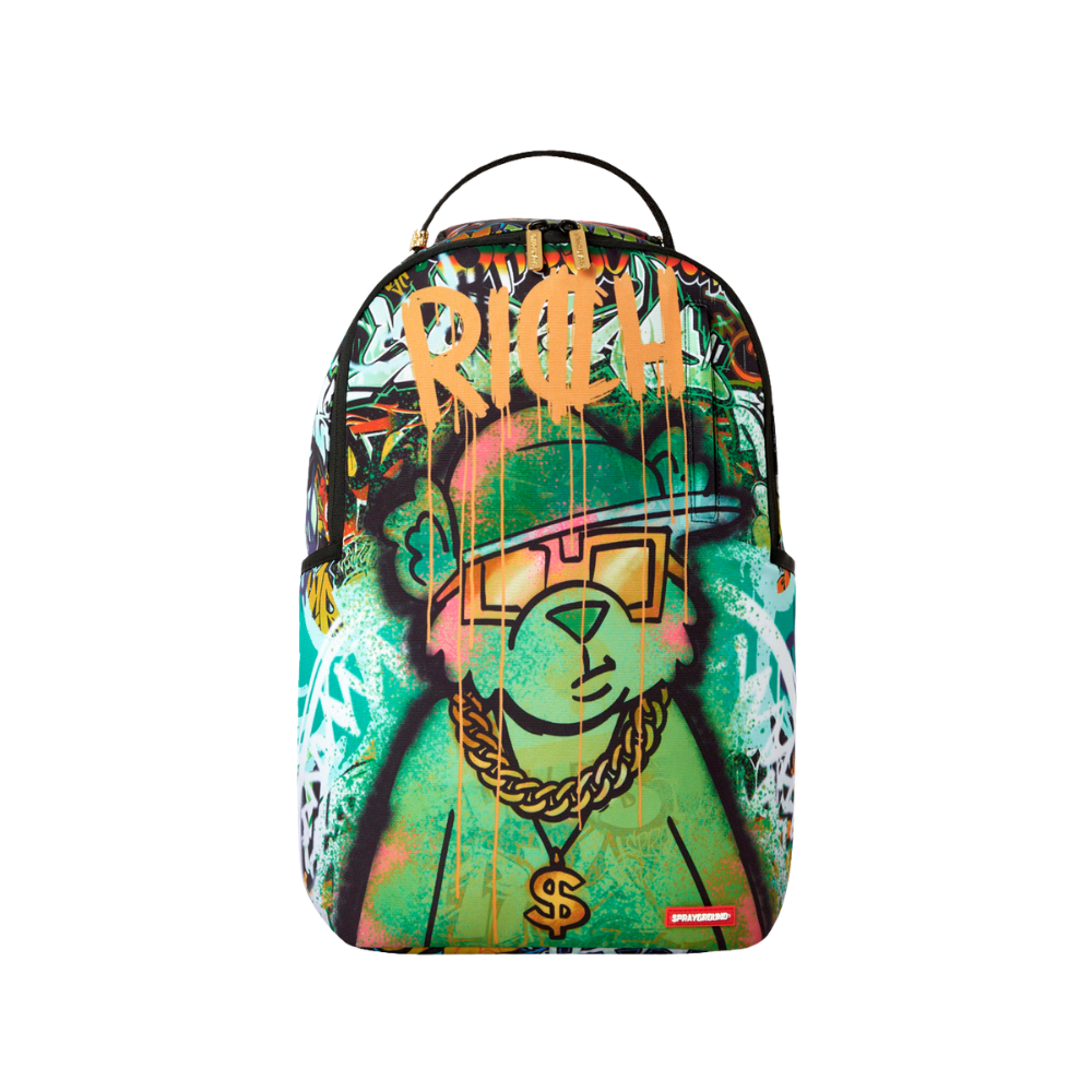 Sprayground Money Bear Graff Mural DLXSR Backpack