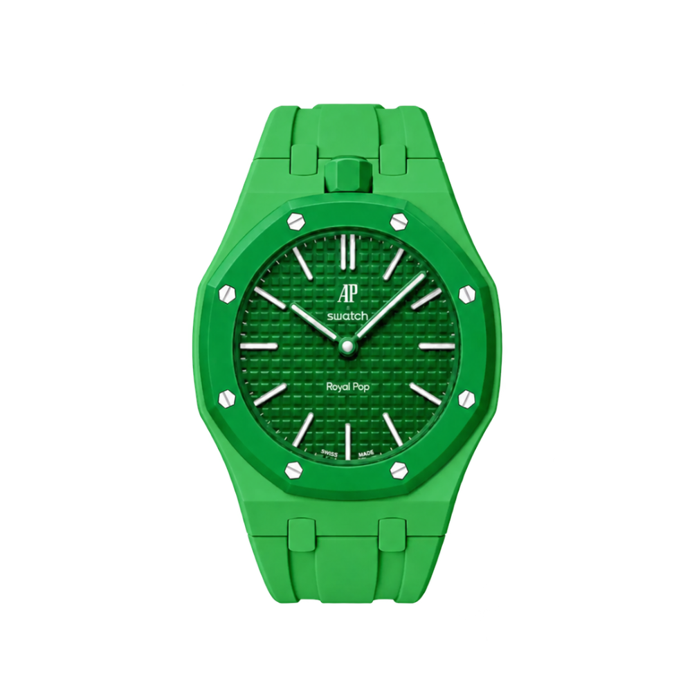 Audemars Piguet x Swatch Royal Pop Green Eight Pocket Watch