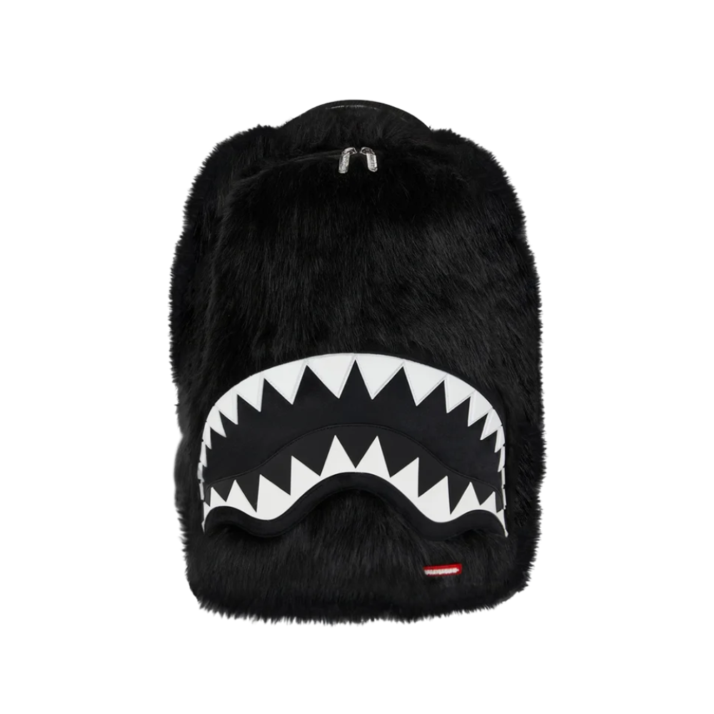 Sprayground Fur Cray Black Backpack