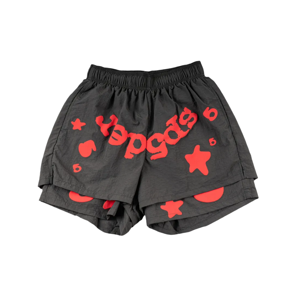 Sp5der beluga double layer short slate grey