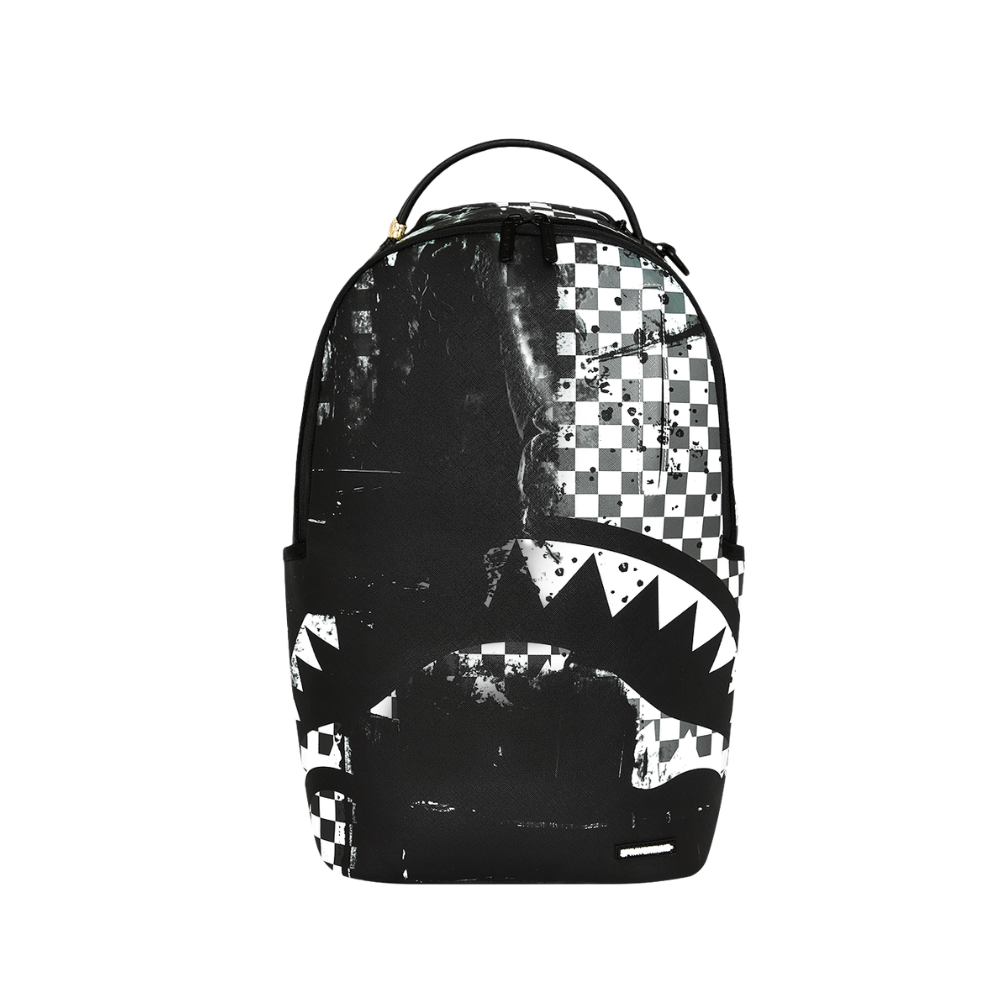 Sprayground Painted Over Check DLXSV Backpack