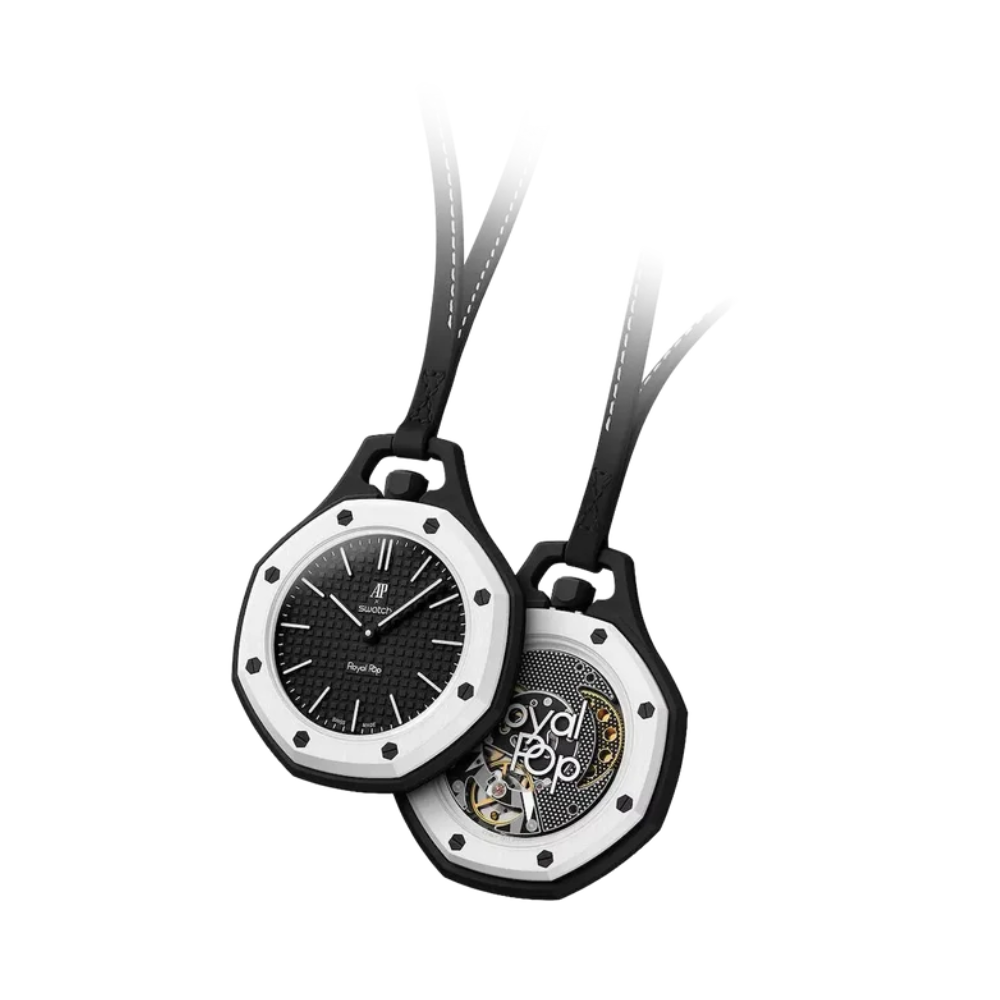 Audemars Piguet x Swatch Royal Pop Ocho Negro Pocket Watch