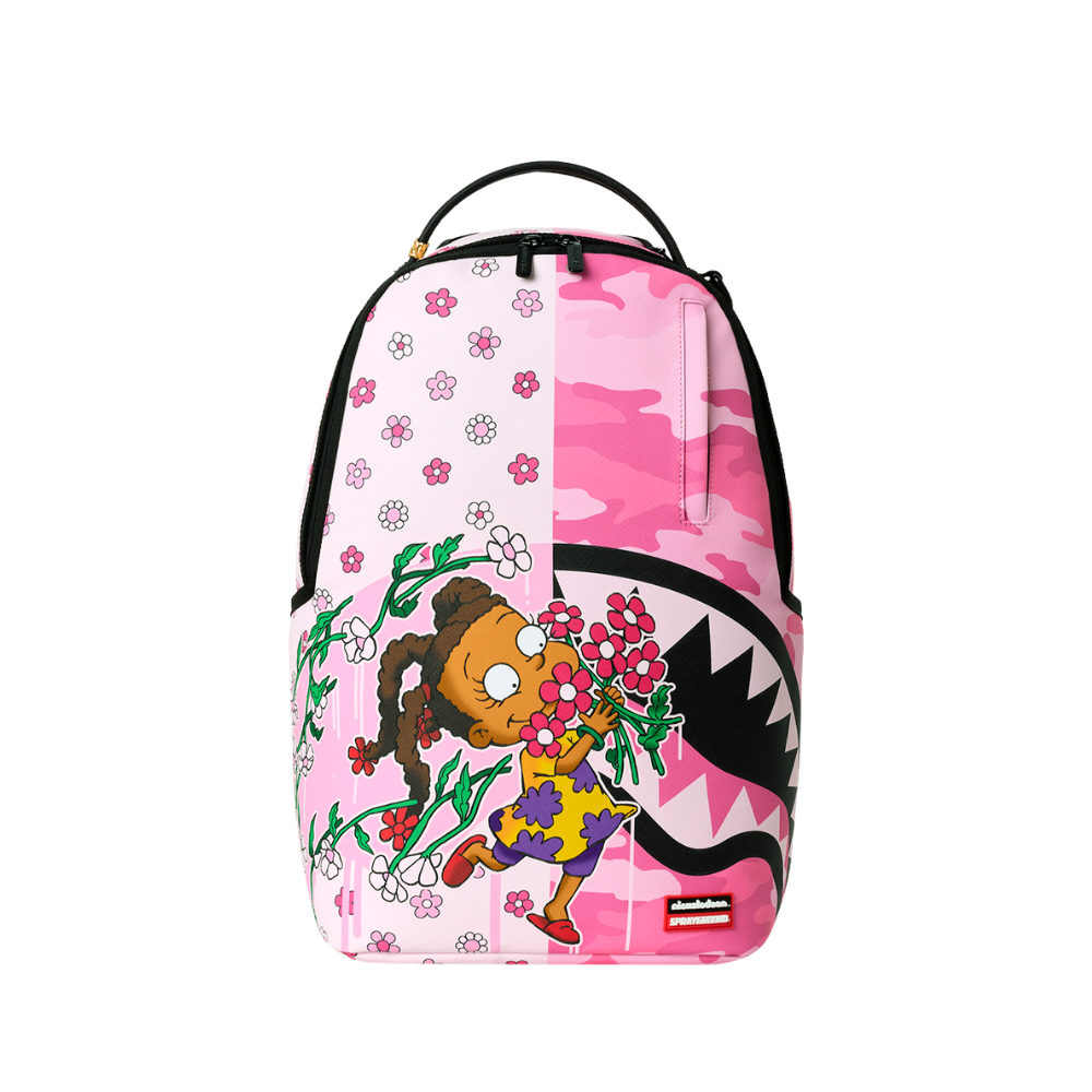 Sprayground Rugrats Susie Flowers And Camo DLXSV Backpack