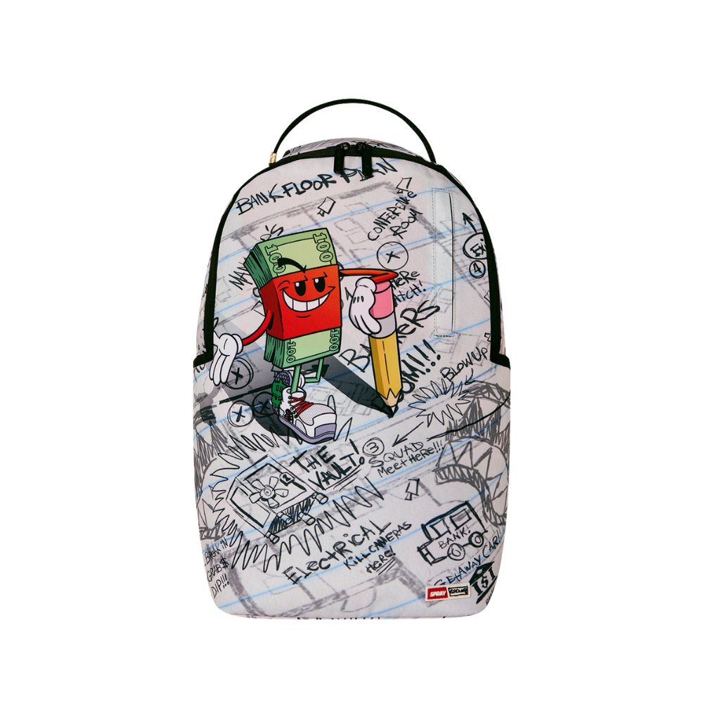 Sprayground Money Boy Pencil Doodles DLXSR Backpack