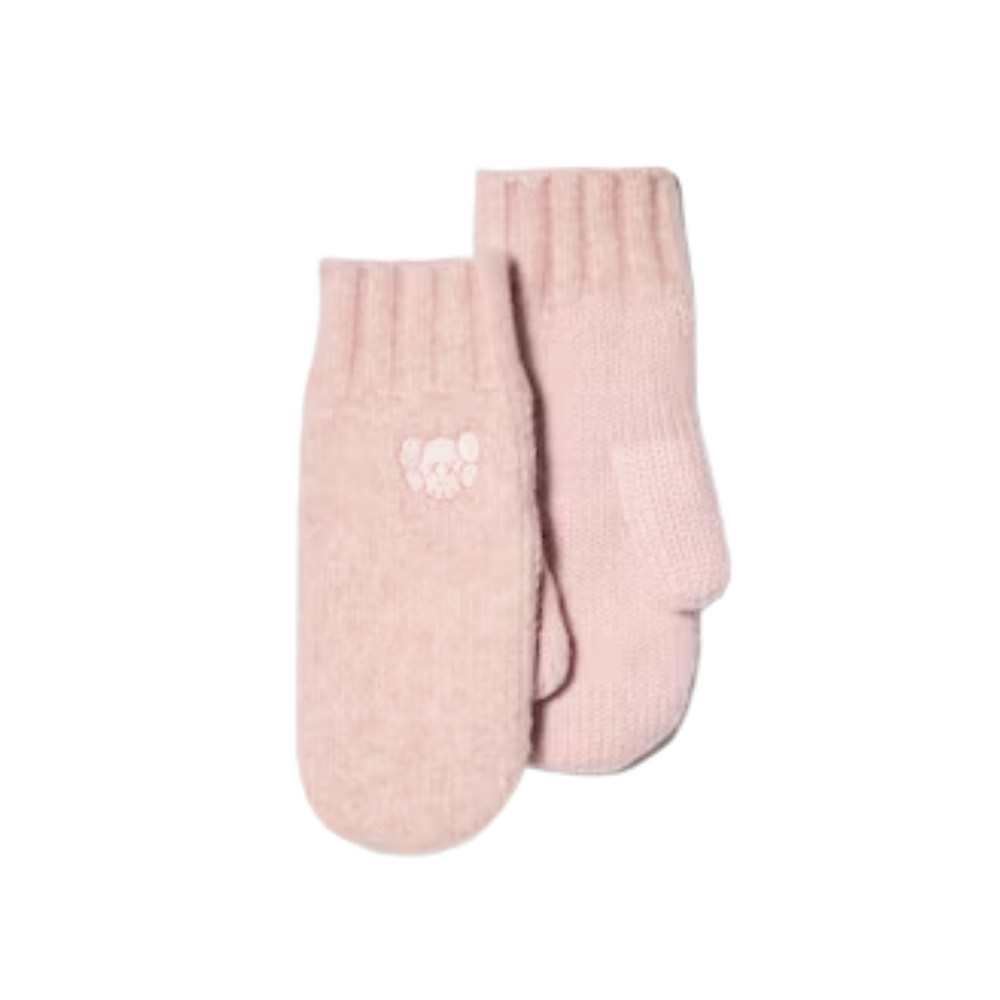 Uniqlo KAWS WINTER HEATTECH Souffle Yarn Knitted Mittens