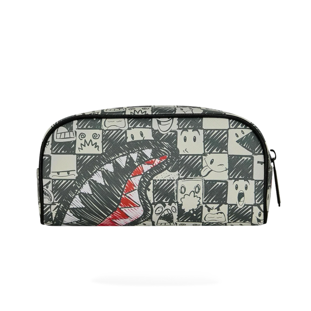 Sprayground Emote Check Pencil Pouch