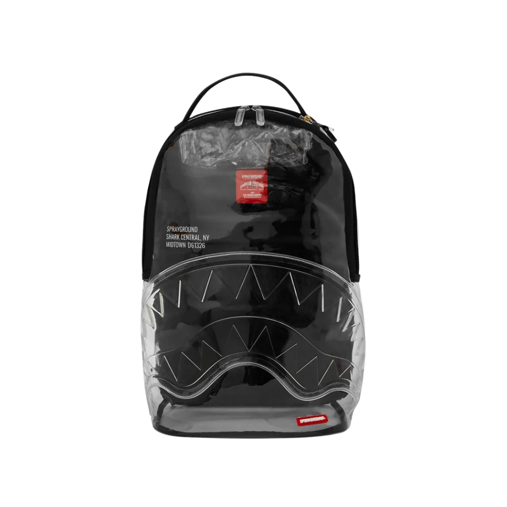 PARTIAL CLEAR SHARK CENTRAL DLX BACKPACK