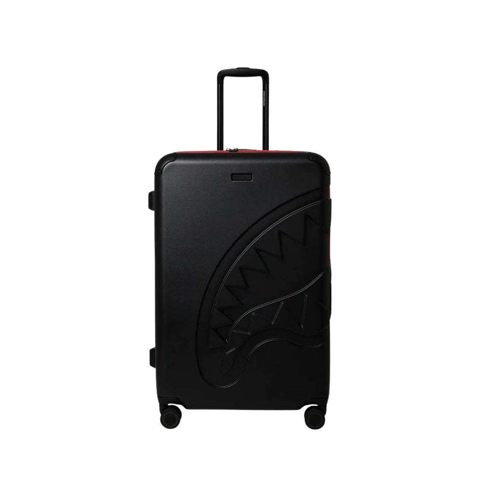 Sprayground Printed Zipper Shark Full-Size Luggage