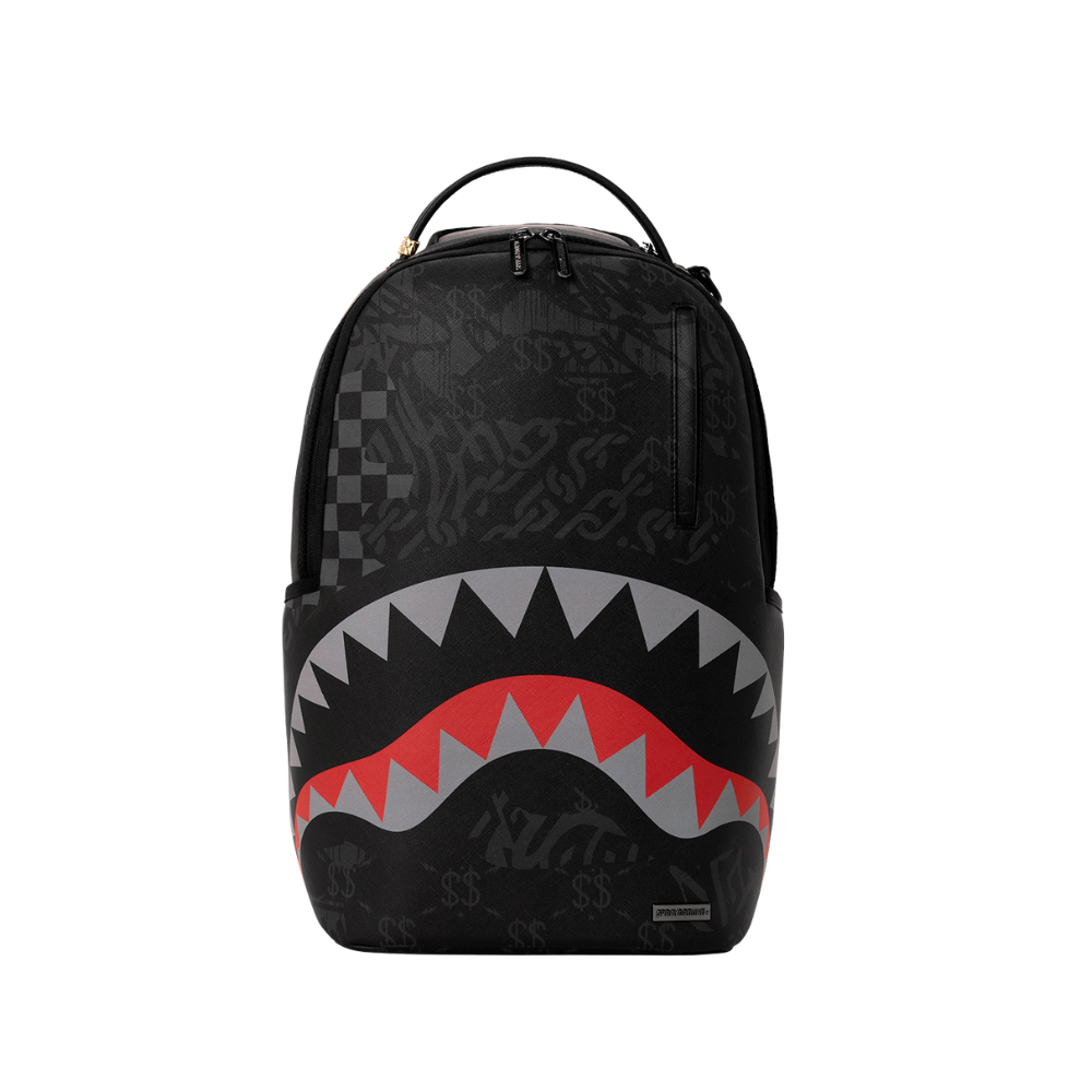 Sprayground 4AM Red Shark DLXSV Backpack