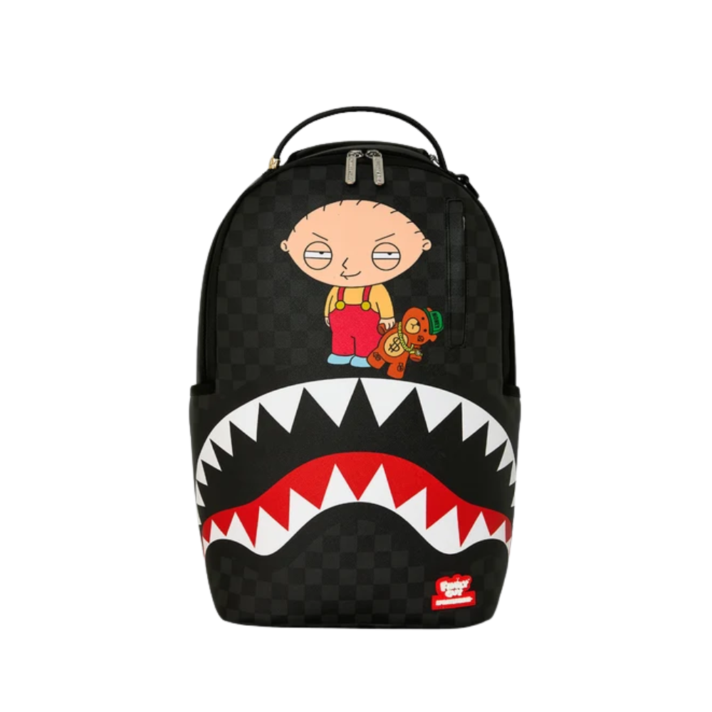 Sprayground Family Guy Stewie Holding Bear Keychain DLXSV Backpack