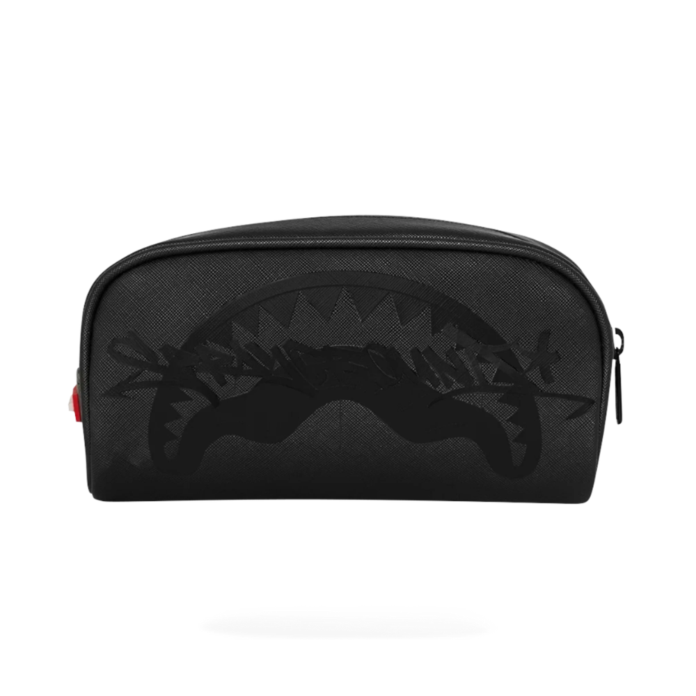 Sprayground Lux Black Ghost Drip Pencil Pouch