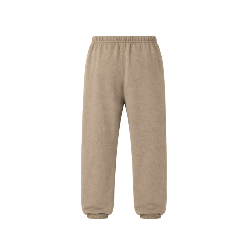 Fear of God Essentials Classic Sweatpants in Core Fleece Dark Beige / Taupe