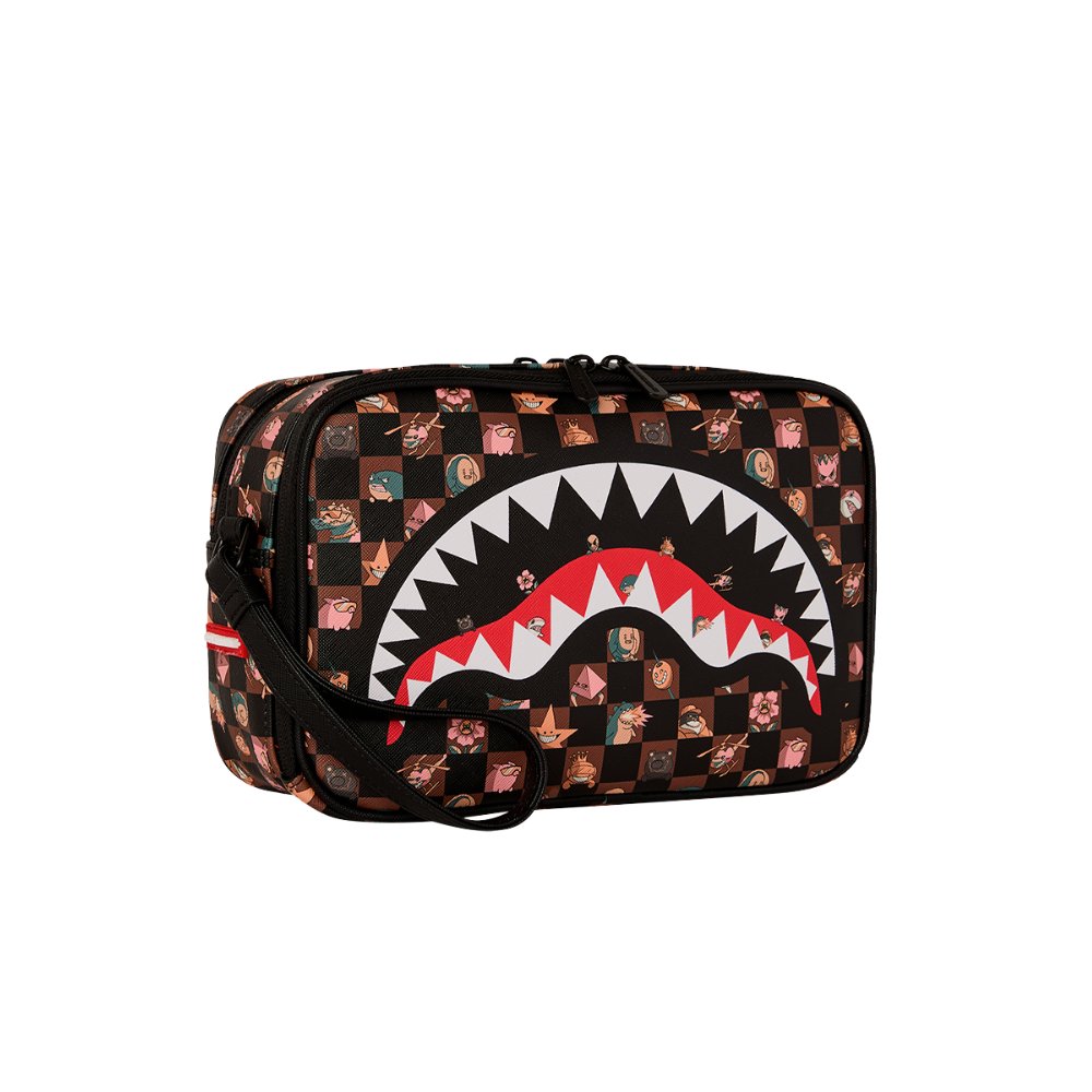 Sprayground Peeking Characters Remix Toiletry Brick