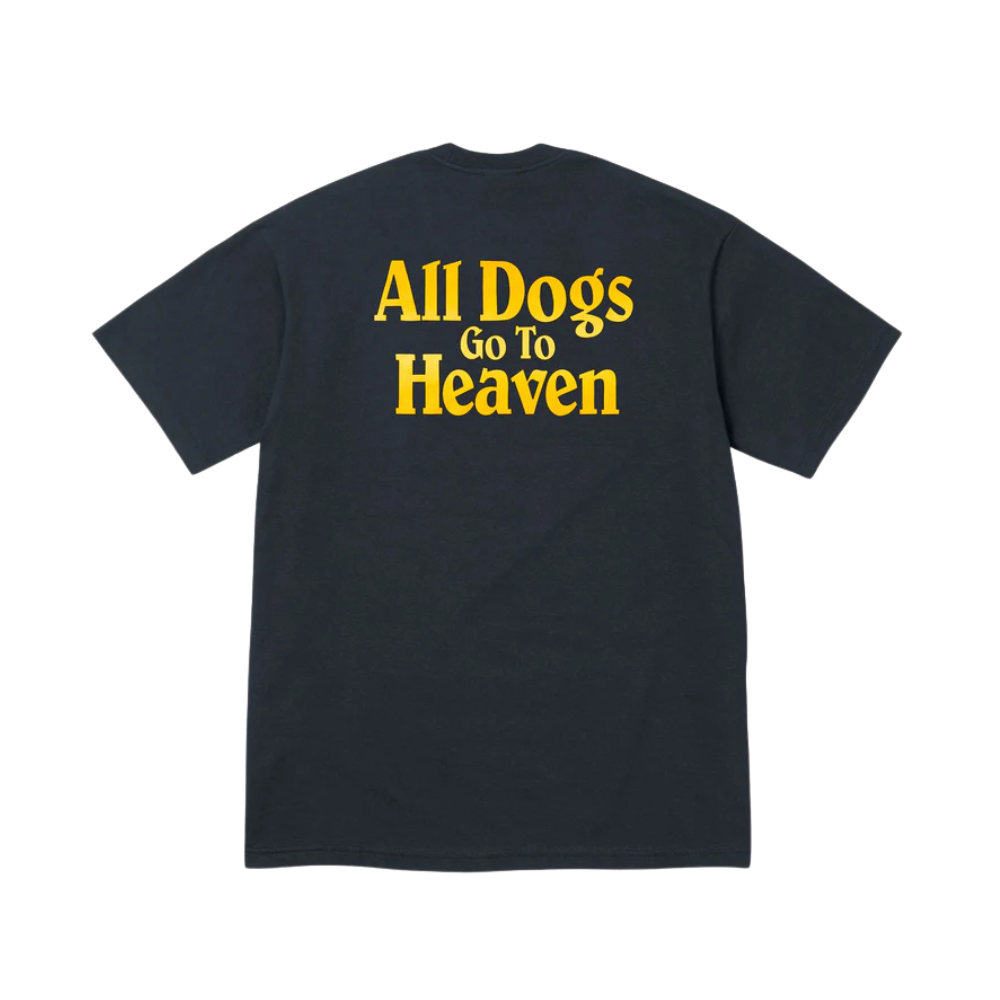 supreme all dogs go to heaven back black