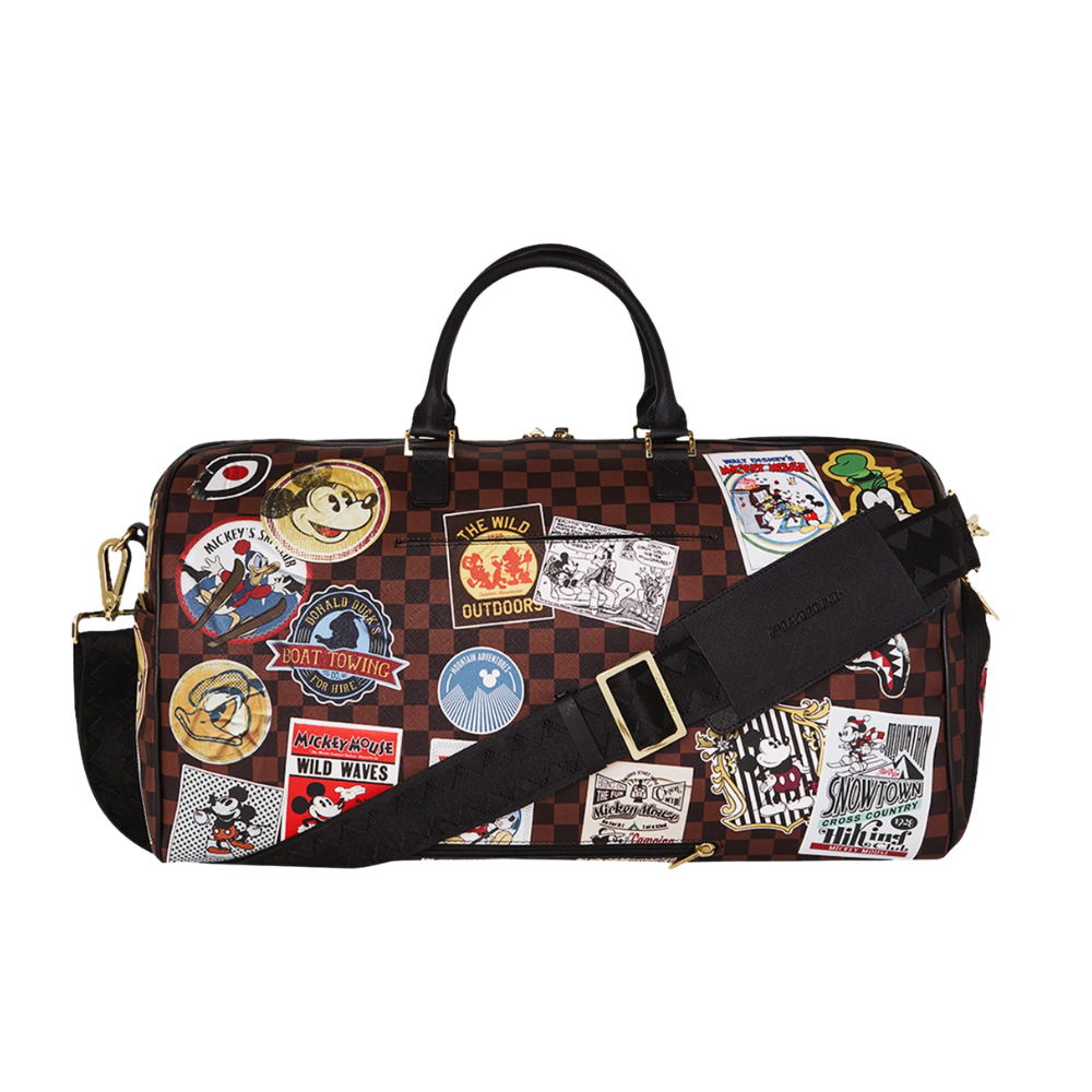 Sprayground Mickey Global Mogul Style Large Duffle