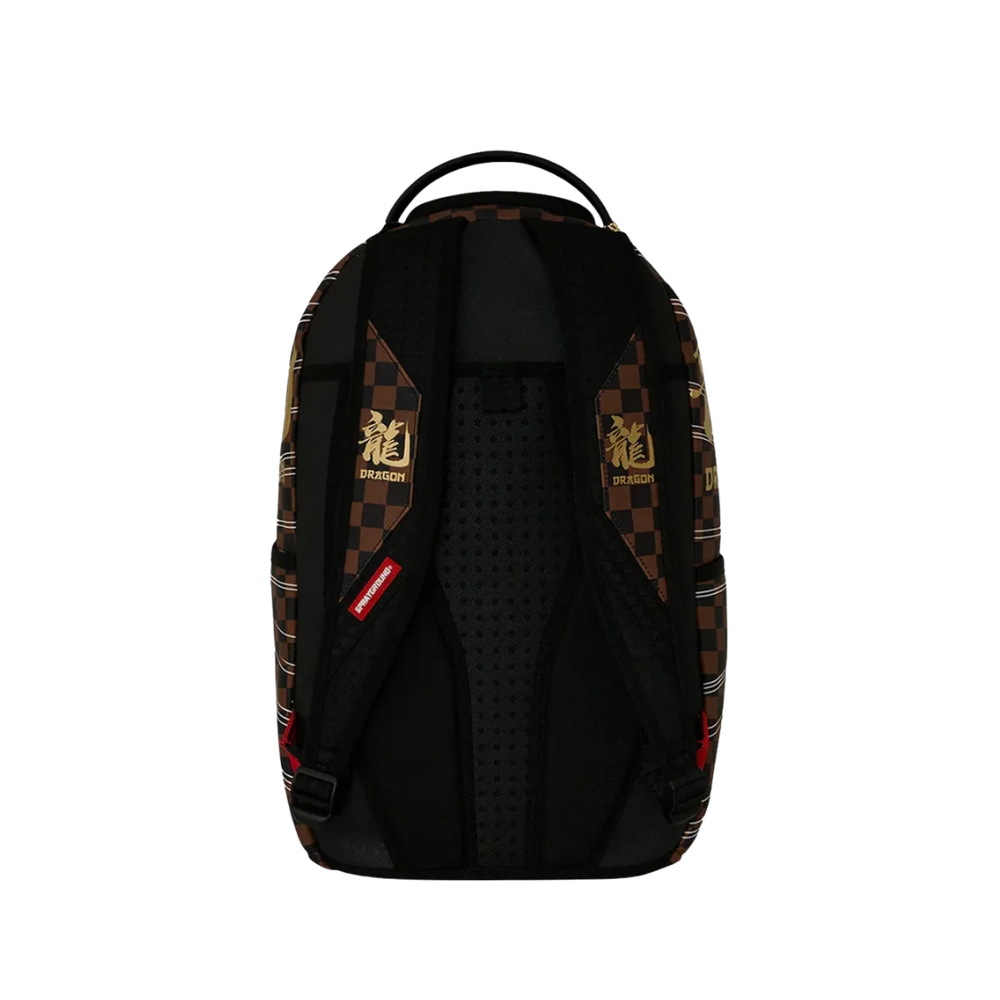 Sprayground Kung Fu Panda Po Checker Karate Kick DLXSV Backpack