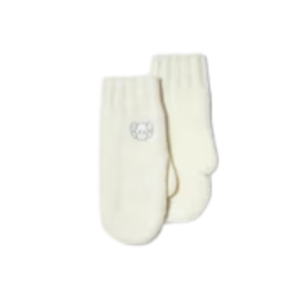 Uniqlo KAWS WINTER HEATTECH Souffle Yarn Knitted Mittens