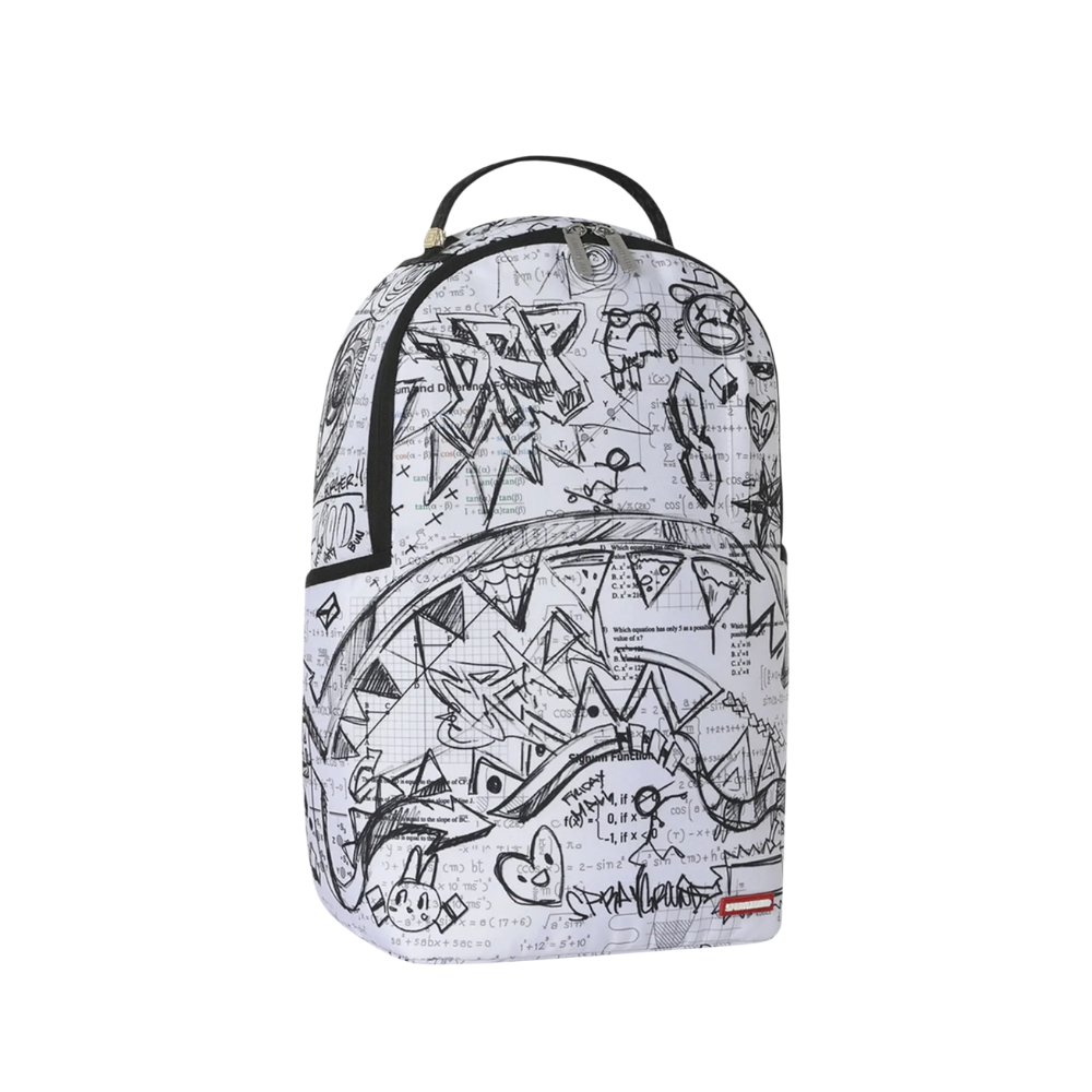 Sprayground Doodles Over Math Homework DLXSR Backpack