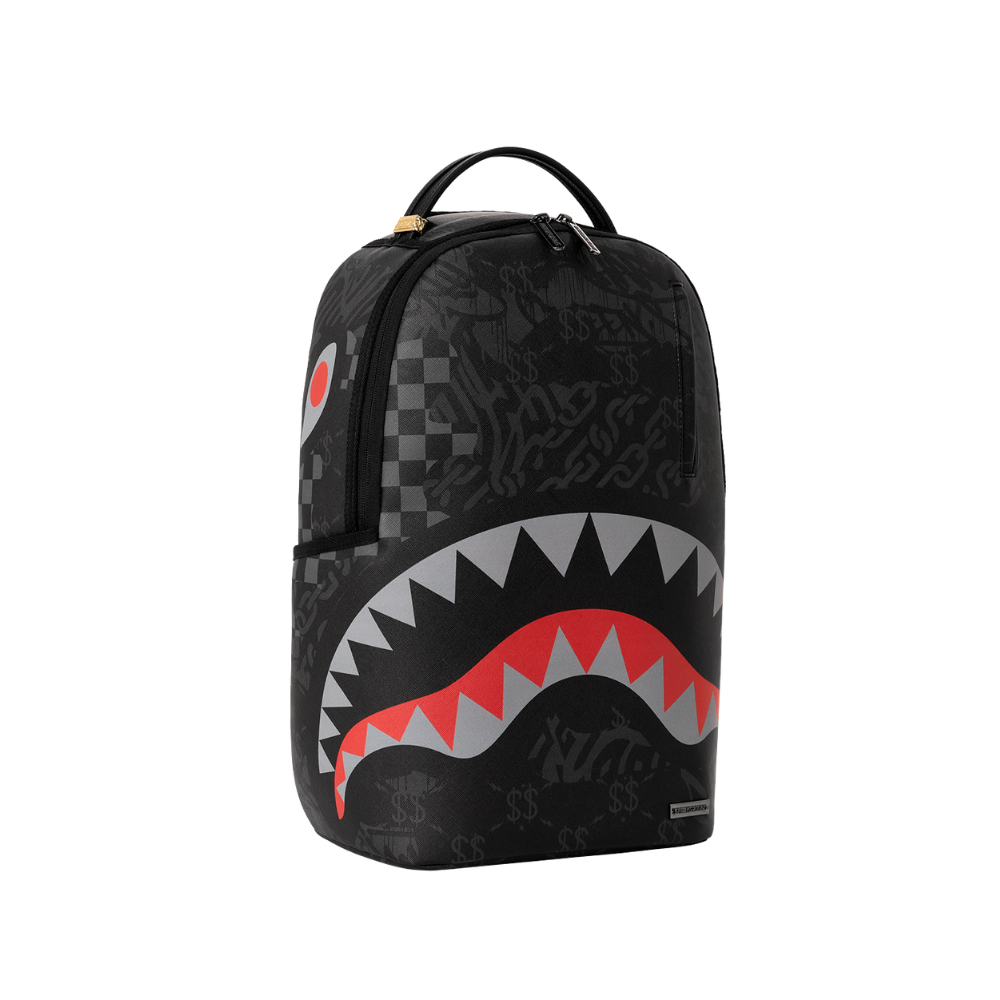 Sprayground 4AM Red Shark DLXSV Backpack