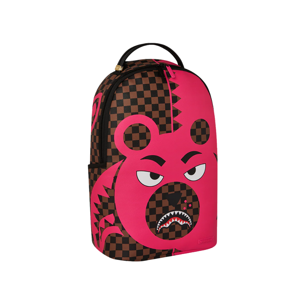 Sprayground Pink Bear Shark Backpack